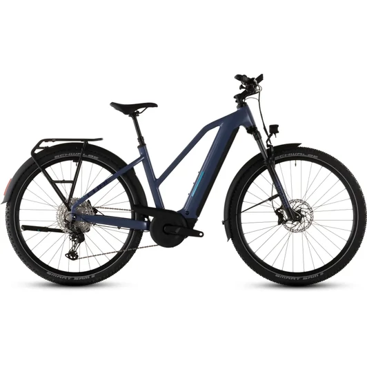 Cube Nuride Hybrid EXC 800 - Elektromos cross trekking kerékpár - jeansblue´n´blue színben - Trapeze 54 cm - 2026