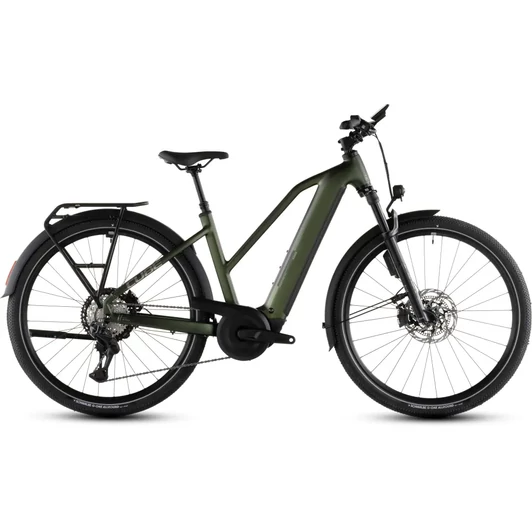 Cube Nuride Hybrid SLT 800 - Elektromos cross trekking kerékpár - stellar´n´chrome színben - Trapeze 46 cm - 2026