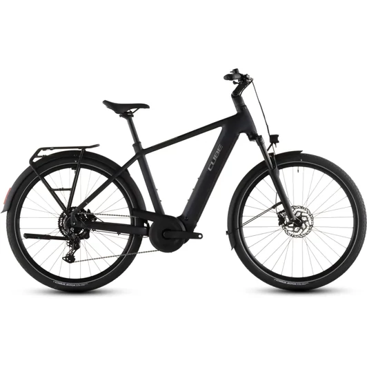 Cube Touring Hybrid ONE 600 - Elektromos trekking kerékpár - coal´n´chrome színben - 62 cm - 2026