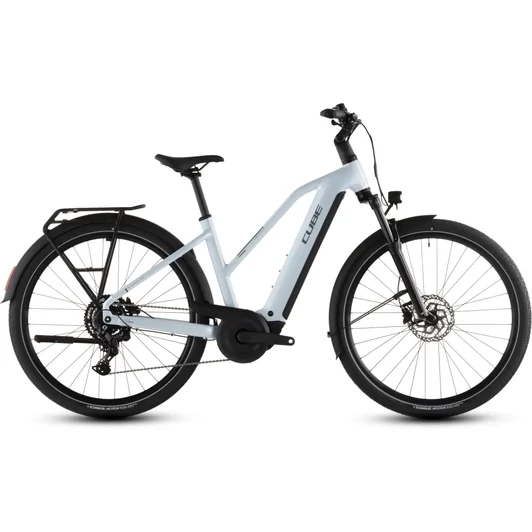 Cube Touring Hybrid ONE 600 - Elektromos trekking kerékpár - glacier´n´reflex színben - Trapeze 46 cm - 2026
