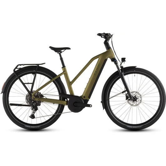 Cube Touring Hybrid Pro 800 - Elektromos trekking kerékpár - goldenlime´n´black színben - Trapeze 54 cm - 2026