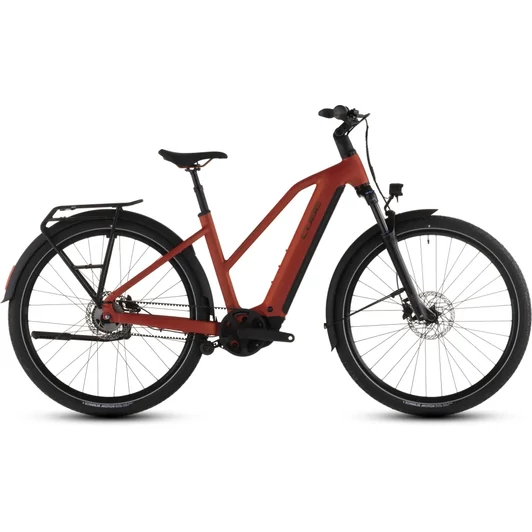 Cube Touring Hybrid Comfort SLX 800 - Elektromos trekking kerékpár - chilli´n´chrome színben - Trapeze 54 cm - 2026