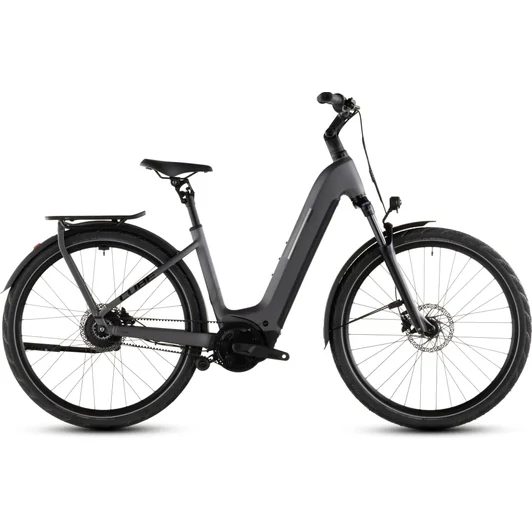 Cube Kathmandu Hybrid Comfort Pro 800 - Elektromos trekking kerékpár - slapgrey´n´black színben - Easy Entry 50 cm - 2026