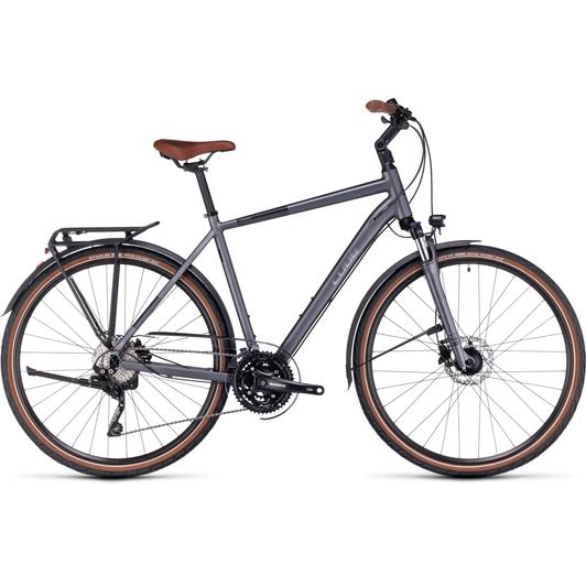 CUBE TOURING EXC GREY'N'METAL 2023 FÉRFI TREKKING KERÉKPÁR